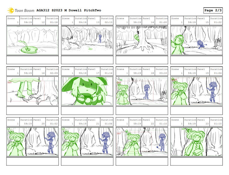 The Fun-gi StoryBoards