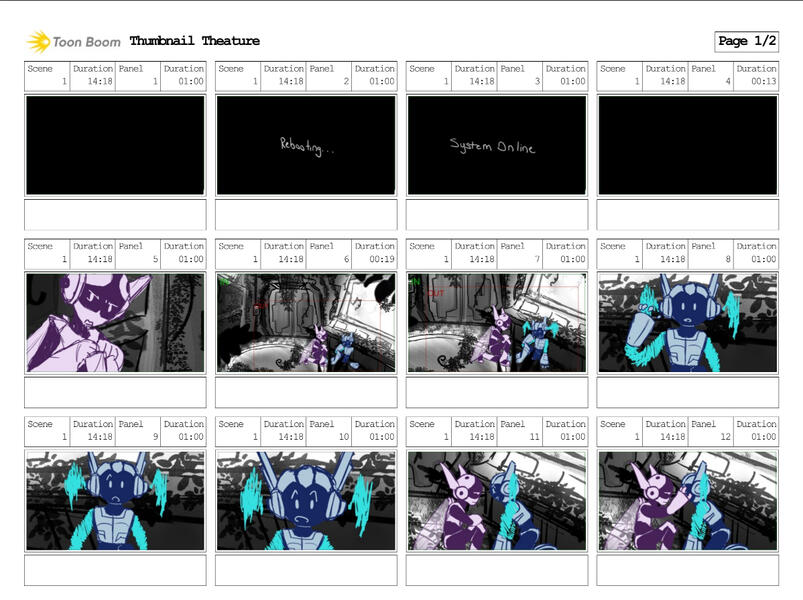 System Online Storyboards
