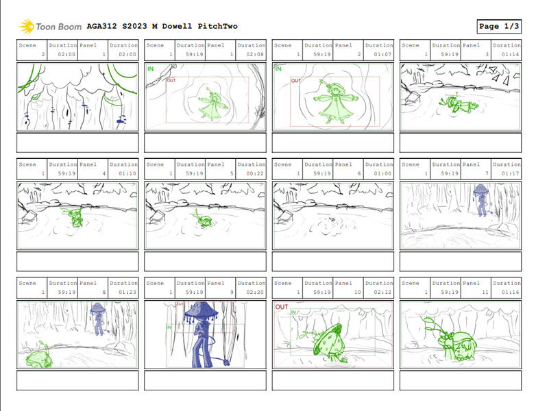 The Fun-gi StoryBoards