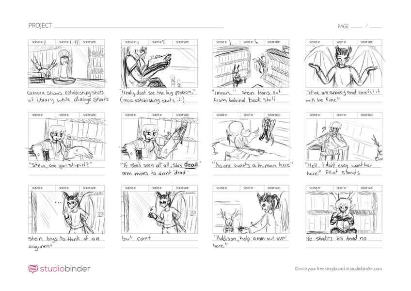 Bad Disguises Storyboards