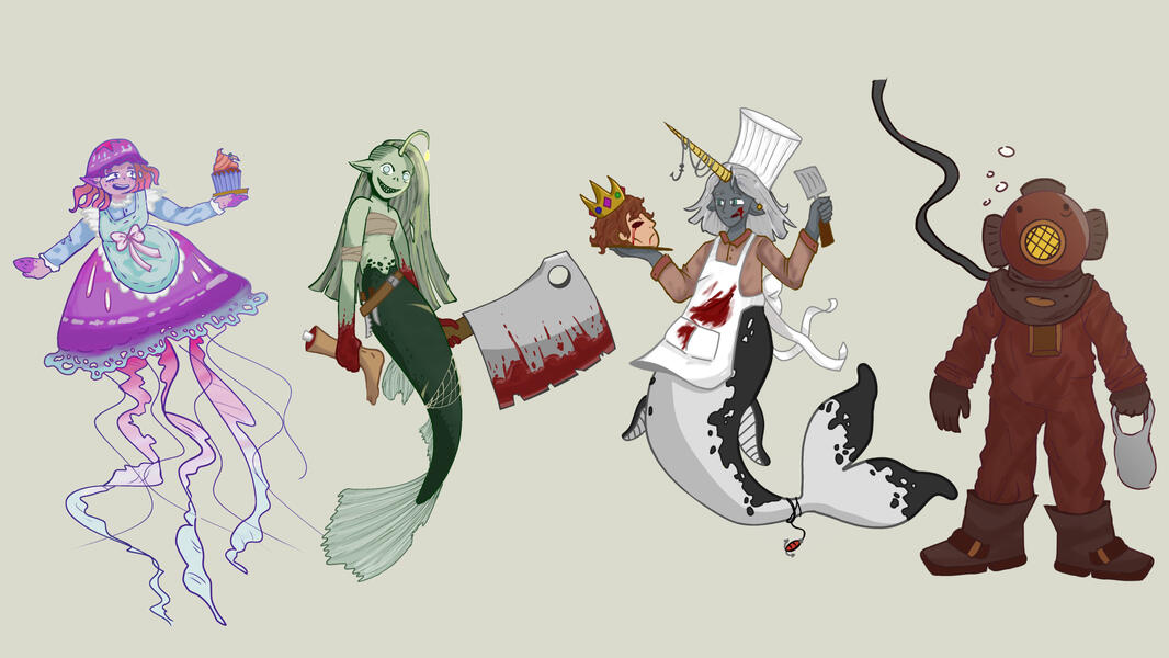 "The Cook Off" Character Designs